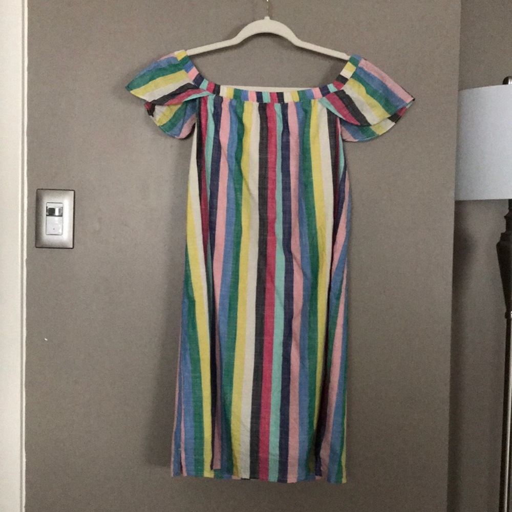 J.Crew Off the Shoulder Shift Dress